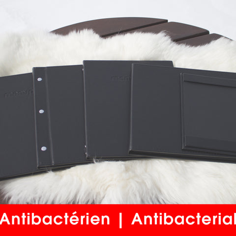 Antibacterial Leatherette Menu Covers